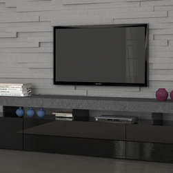 Modern TV Stand Trevor C Black - $855 - Entertainment Centers And Tv Stands