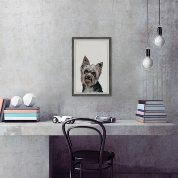 "Astonishing Look" Framed Painting Print