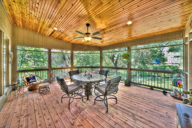 Deck - contemporary deck idea in Kansas City