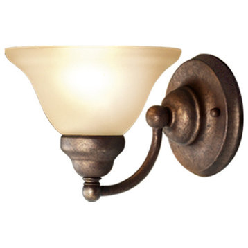 Anson Wall Sconce, Marbled Bronze
