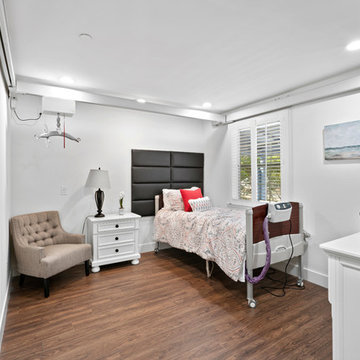 Accessible Bedroom with Ceiling-Track Mobility System | Novato