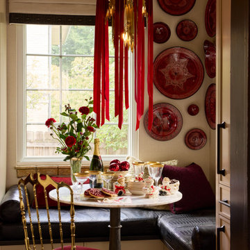 Breakfast Nook Holiday Style