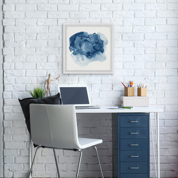 "Ephemeral Liquid" Framed Painting Print