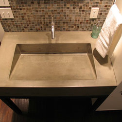 Concrete Bathrooms - Bathroom Sinks