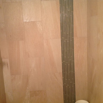 Eleganza Porcelain Tile. Size: 12x24. Color: Beige. Accent: Island Stone. Style