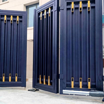 The beauty of the Stand erect series fence and courtyard gate
