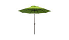 Market Outdoor Umbrella With Auto-Tilt and Crank, Bright Green