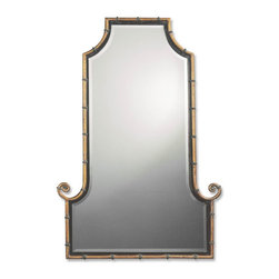www.essentialsinside.com: himalaya iron bamboo mirror - Wall Mirrors