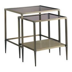 Golden Gate Nesting Tables - Barbara Barry Collection - Baker Furniture - Side Tables And End Tables