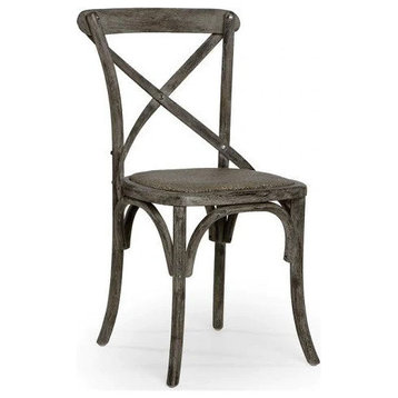 Cynzia Cafe Side Chair Solid Oak