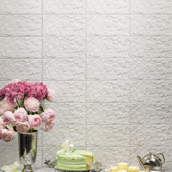 Michael Aram Leaf White - Wall And Floor Tile