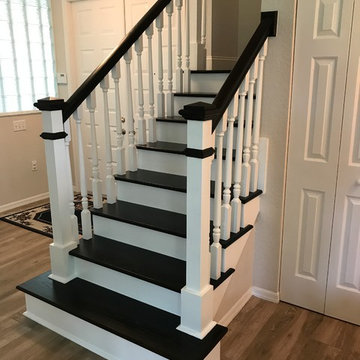 Espresso Traditional Staircase