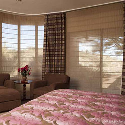 Motorized Roman Shades - Roman Shades
