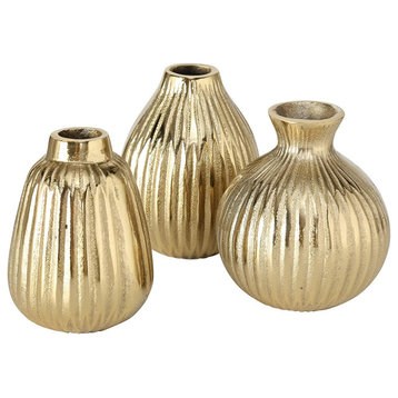Gold Baby Bud Vases
