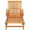 vidaXL Sun Lounger 2 Pcs Outdoor Furniture Set with Cushions Solid Wood Acacia