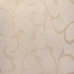 Century Classic - Grey Scrolls Wallpaper G581002 - Wallpaper