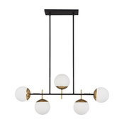 Alluria Island Light, Weathered Black With Autumn Gold