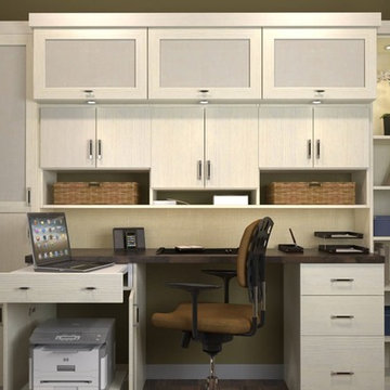 Closet Factory Website Home Office: White Chocolate