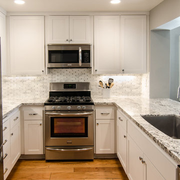 Kitchen in Cool Whites