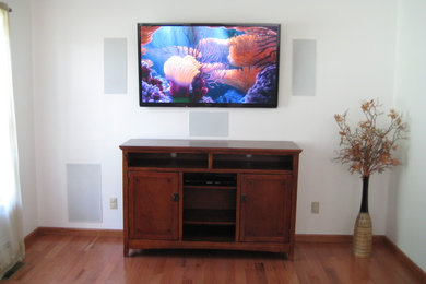 Example of a classic home theater design in Boston
