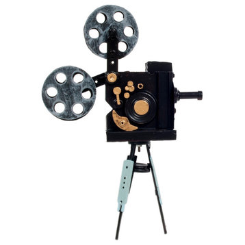Vintage Movie Projector Handcrafted metal Decor