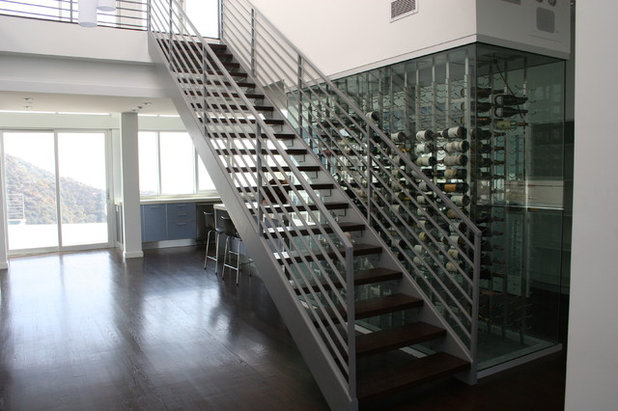Contemporary Staircase by See Construction