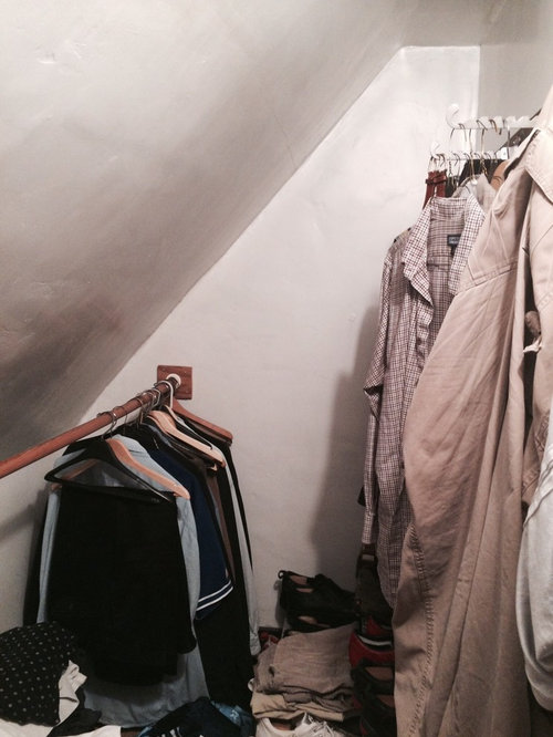 Who has great ideas for undereave closets?