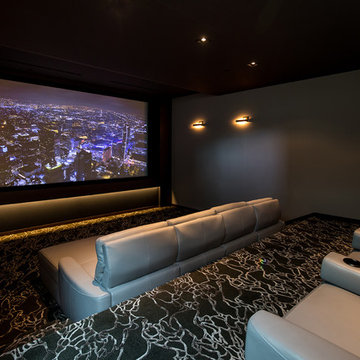 Trousdale Beverly Hills luxury home theater