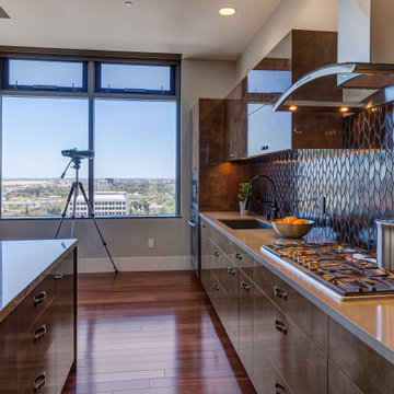 Kitchen Overlooking the City