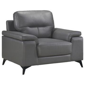 Selles Sofa Collection, Dark Gray, Accent Chair
