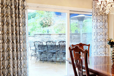 Dining room - transitional dining room idea in San Diego