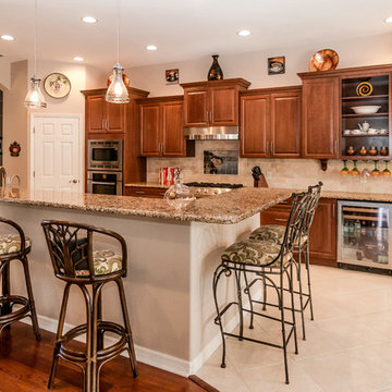 Silver Palm Transitional Kitchen