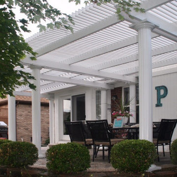 Composite Deck, composite railing, deck lighting