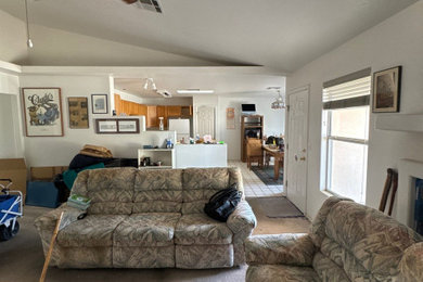 Inspiration for a living room remodel in Austin