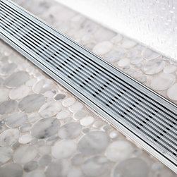 Linear Shower Drains Wedge Design by Serene Drains - Tub And Shower Parts