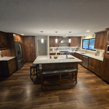 Knotty Hickory Kitchen
