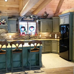 Custom Rustic Kitchen - Kitchen Cabinetry