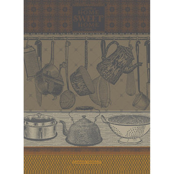 Home Sweet Home Safran Kitchen Towel 22"x30", 56cmx77cm, 100% Cotton Set of 4