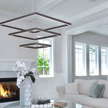 ET2 Lighting E22407-BZ Quad Bronze LED Pendant