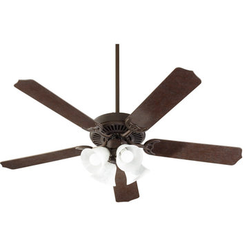 Capri IX 4 Light 52 in. Indoor Ceiling Fan, Toasted Sienna, Faux Alabaster