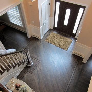 Smithtown: INSTALL NEW & REFINISH EXSTING W EBONY/GRAY BLEND & BONA TRAFFIC HD