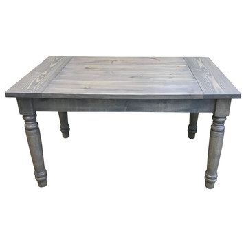 Grey English Farmhouse Table, 60"