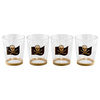 Galleyware Newport Polycarbonate Non-Skid 12 oz. Tumblers, Jolly Roger, Set of 4