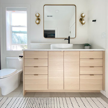 Single Mom Bathroom Spa Renovation