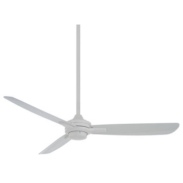 Minka Aire Rudolph 52" Ceiling Fan With Wall Control, Flat White