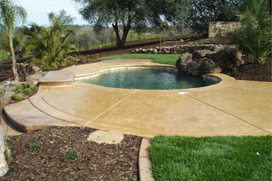 Inspiration for a pool in Sacramento.