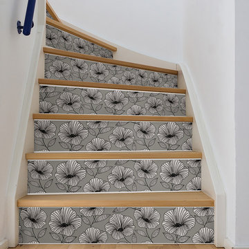 Peel and Stick Stair Stripes