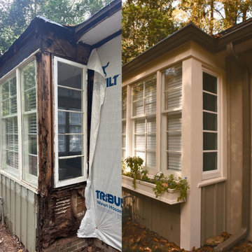 Atlanta, GA Siding, Rotten Wood, and Window Replacement