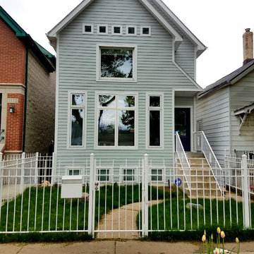 Chicago, IL 60618 James Hardie Siding Light Mist