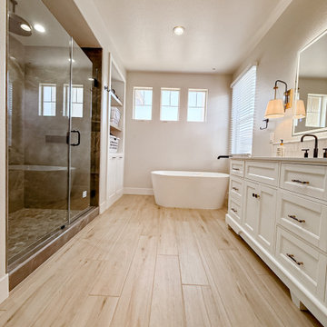 Modern Spa-Inspired Primary Bathroom Transformation